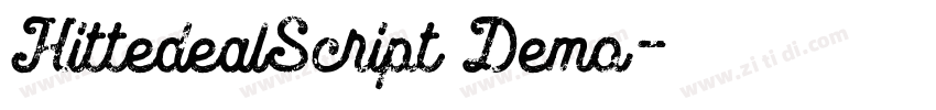 HittedealScript Demo字体转换